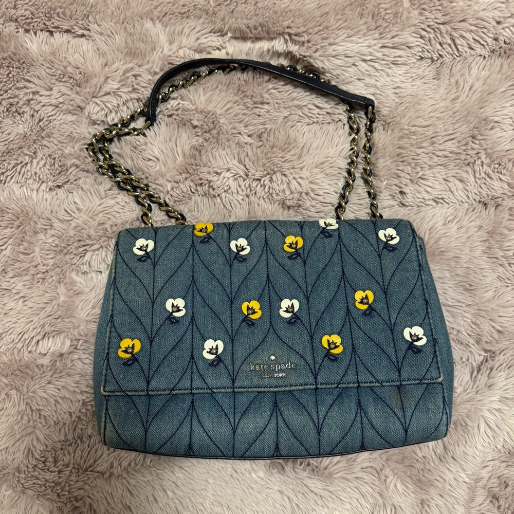 Kate Spade Blue Floral Women's Bag